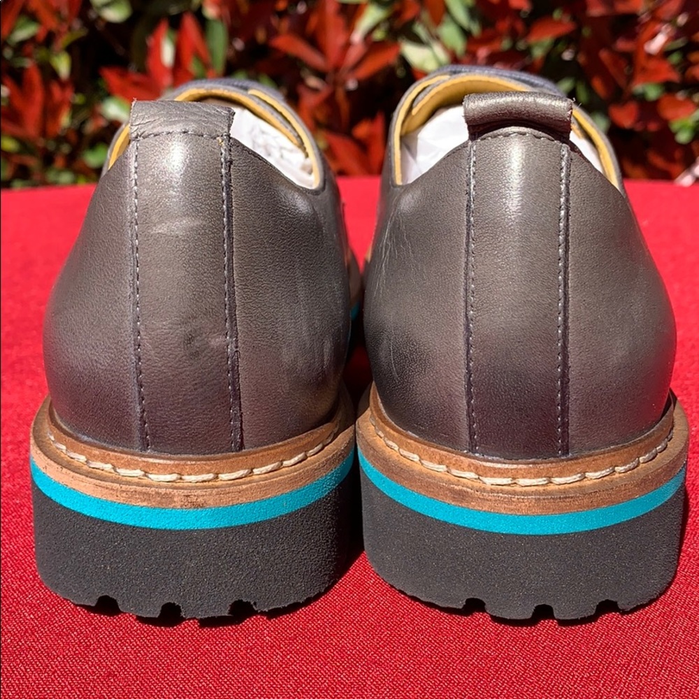 Jafa 397 Graphite Oxfords Flats NWOB Size 38 - Picture 6 of 10
